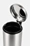 3 L Finger Resistant Waste Bin, Silver - 3