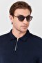 Men L6030SRG Round Sunglasses, Havana Brown - 2