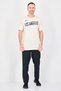 x MLB Men Sportswear Fit Short Sleeve Los Angeles Dodgers Baseball T-Shirt, Cream - 4