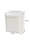 4-Piece Fairy Tale Storage Container White 4.5 Liter Flour and Legume Storage Container with Lid Food Organizer Vp-033 - 2