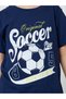 Boys Cotton Soccer Print T-Shirt and Shorts Set - 3