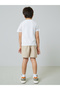 Boys Color Block Pocket Details T-Shirt And Solid Shorts Set - 5
