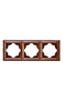 1 Piece Günsan Visage Amazon Walnut 3-Piece Frame - 2