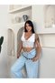 Women's Lace Detailed V-Neck Bustier – Premium Bralet Model - 5