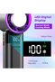 Handheld Portable Turbo Fan, Foldable Mini Desk Fan with Cooling Plate, USB Rechargeable Battery Personal Fan with LED Display for Indoor/Outdoor/Travel (Grey) - 5