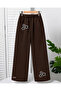 Stars Printed Wide Leg Sweatpants for Girls