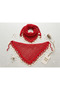 Hand Knitted Sequin Hair Net Bandana Bohemian Stylish Ei Made Hair Accessory Fashion Summer Vintage - 3