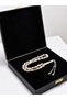 Premium Boxed White Prayer Beads with Gold Particles - Special Design Silver Color Tassel Gift Luxury Prayer Beads - 2