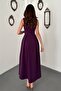 Women's Mustard Halter Neck Flared Dress - 5