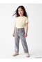 Two Mt Shop Quality Lcw Kids Gray Butterfly Embroidered Girls' Jean Pants - 2
