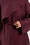 Flounced Tencel Blouse Plum - 6