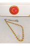 Fire Amber Prayer Beads, Beige Cut - 2