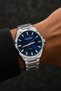 Men's Wristwatch Steel Band Analog Blue Dial 3 Atm Water Resistant Classic Wrist Watch - 3