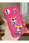 Realme C20 Compatible Case Camera Protector Red Silicone Couple Phone Case Cartoon Pattern