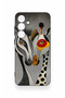 Samsung S25 Plus Compatible Zebra and Giraffe Patterned Silicone Case - 3