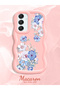 Samsung Galaxy A16 Compatible Case Camera Protector Pink Silicone Couple Phone Case Floral Pattern - 2