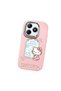 Realme C63 Compatible Case Camera Protector Pink Silicone Couple Phone Case with Kitty Pattern - 3