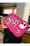 Redmi 10 2022 Compatible Case Camera Protector Red Silicone Couple Phone Case Cartoon Pattern - 5