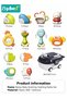 13PCS Baby Rattle Toys, Infant Teething Toys, Grab and Spin Rattles Sensory Toy Set with Storage Box, Food Grade Silicone Material, Early Educational Toy Set, Baby Toys Gift for Babies 0-12-24 Months - 8