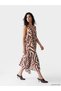 Two Mt Shop Quality V-Neck A-Line Dress with Tassel Detail