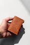Genuine Leather Card Holder with Shawl Pattern, Minimal Size, Men's and Women's Card Holder - 3