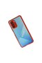 Xiaomi Poco F3 Case Miami Transparent Silicone - Red - 2