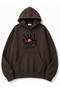 Salt Water Printed Hooded 2 Thread Threaded Sweatshirt