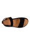 Velcro Suede Women's Sandals 215572 Black - 2