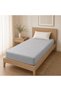 Single Elastic Combed Cotton Bed Sheet 100X200+27 cm 4 Sides Elastic - 4