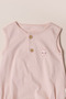 Embroidered Baby Bodysuit 100% Cotton Sleeveless Snap Fastener Summer Unisex - 2