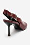 Flaris Red Skin Women's Heeled Shoes - 5