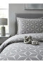 100% Natural Cotton Double Size Fitted Sheet Bedding Set with 4 Pillowcases, 6 Pieces - 6