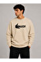 Enjoy Printed Crew Neck 2 Thread Sweatshirt