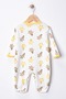 Baby 100% Cotton 3-Piece Romper Set with Booties 3-6-9 Months - 3