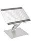 Adjustable Ergonomic Laptop Stand, Multi-Angle with Heat Vent, Pre-Tightened Hinges fo