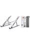 Portable Laptop Stand Ergonomic Aluminum Notebook Riser, Foldable Desk Stand with 7 Adjustable Heigh