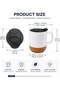 Premium 350ml (12oz) Sublimation Ceramic Coffee Mug with Cork Base & Sliding Lid – Matte Custom Printing Mug for Coffee, Tea, Office Desk, Home, Travel & Corporate Gifts (Pack of 2) - 3