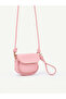 Pink Shk306 Adjustable, Knot Detail Strap, Mini, Women's Hand, Arm and Shoulder Bag - 7
