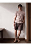 Purple Crew Neck Men's T-Shirt with Pockets - 2