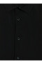 Ozmarka New Season Black Regular Fit Dobby Men's Shirt - 6