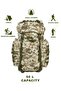 Premium Military Backpack 20-inch Waterproof Large Capacity Model BPP1669 - Yellow - 6