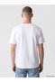 Peak New Season White Crew Neck Printed Men's T-Shirt - 4