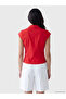 Lcw Vision Red Poplin Women's Shirt - 4