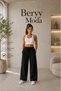 2 Pack Black Gray Navy Blue Women's Loose Fit Sweatpants - 5