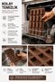 Set of 2 15-Piece Silicone Baton Cake Mold 25X25 cm |   Platinum Silicone Mini Baton Cake, Chocolate, Brownie, Ice and Dessert Mold |   Bpa Free - 7