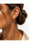 Premium Orange Heart Detailed Gold Steel Earrings |   Elegant Minimal Women's Earrings - 2