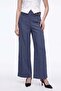High Waist Belt Detailed Palazzo Pants - 2
