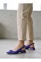 Let's use it daily, v buckle detailed, 2 cm high, skin material, ballet flat, - 3
