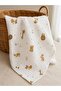 Multi-Purpose Muslin Blanket & Blanket 100% Cotton Oeko-Teks Certified 80X80 cm - 2