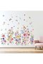 Watercolor Flower Wall Stickers for Girls: Peel and Stick Removable Wall Decals for Girl Room Nursery Baby Bedroom - Ages 1-12 Years Vinyl Decor - 2